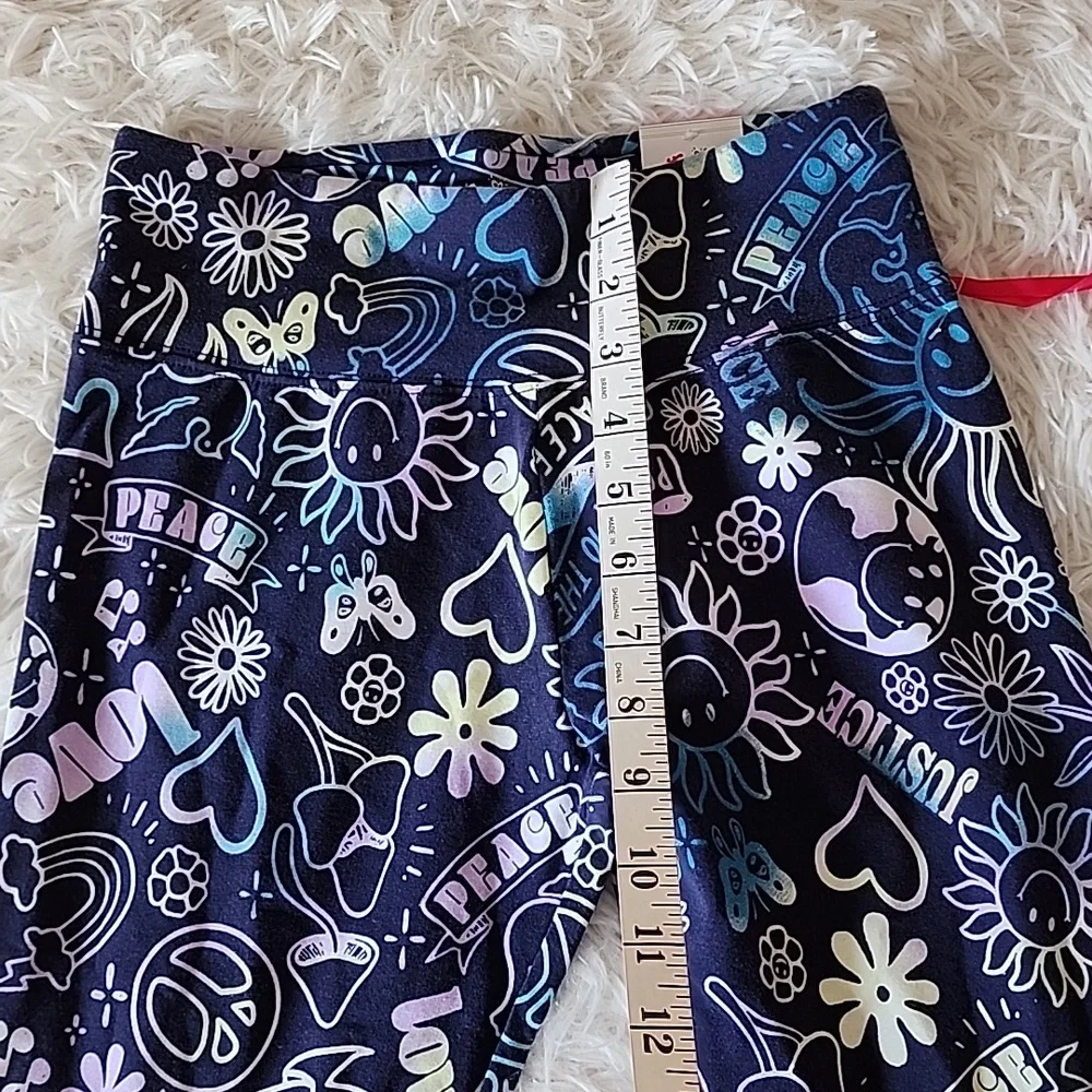 Justice Full Length Brand New Kids' Multicolor Graphic Leggings